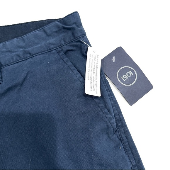 NWT 1901 Boys Navy Iris Slim Straight Leg Pants - Picture 2 of 5